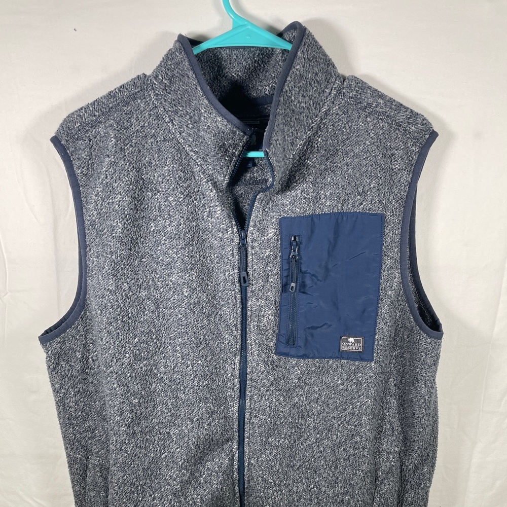 ONWARD RESERVE The Heathered Fleece Vest w/ Pocket